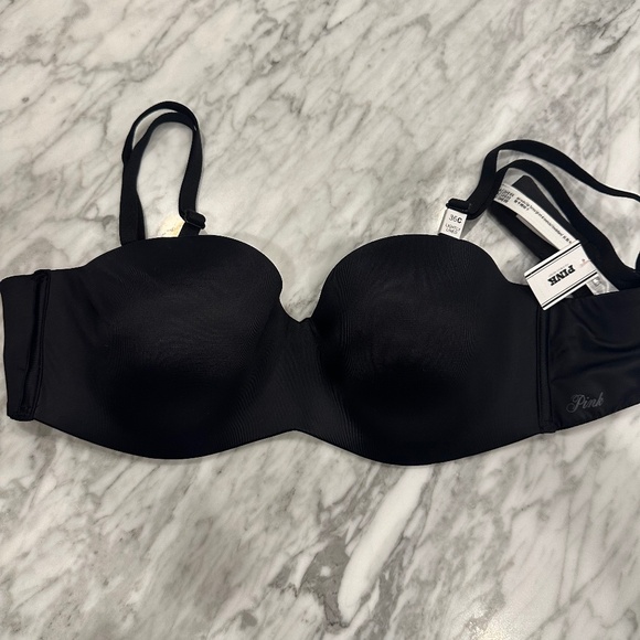 NEW w/tags Victoria’s Secret PINK Strapless Bra 36C - Picture 1 of 5